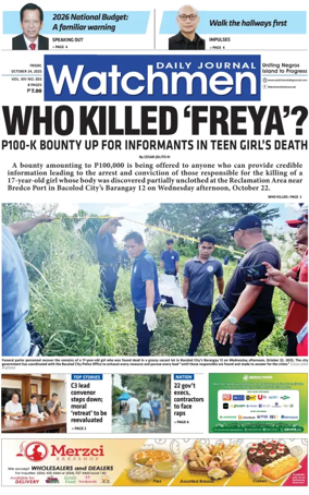 Cover of Watchmen Daily Journal