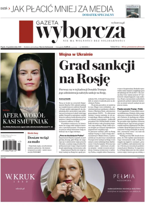 Cover of Gazeta Wyborcza
