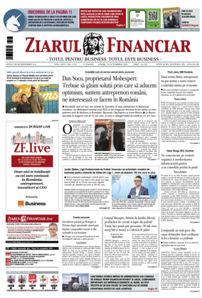 Cover of Ziarul Financiar