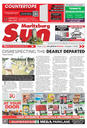 Cover of Maritzburg Sun (South Africa)