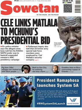 Cover of Sowetan