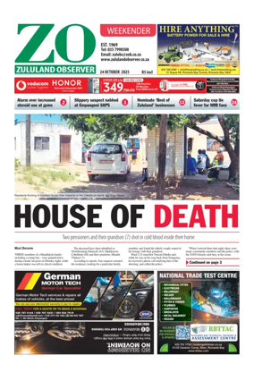 Cover of Zululand Observer - Weekender