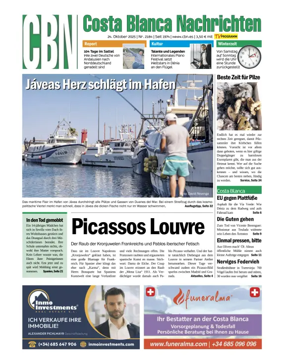Cover of Costa Blanca Nachrichten