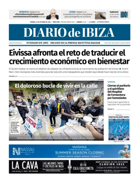 Cover of Diario de Ibiza