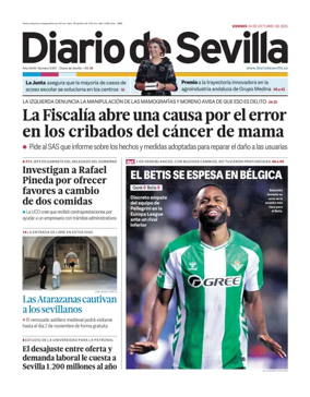 Cover of Diario de Sevilla