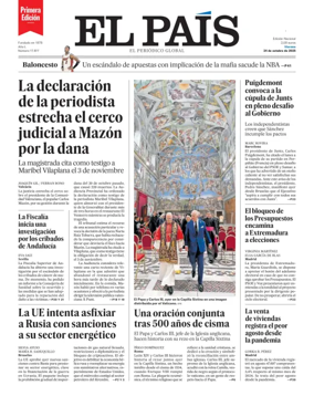 Cover of El País (1ª Edición)