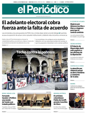 Cover of El Periódico Extremadura