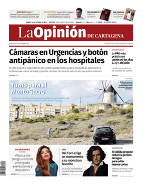 Cover of La Opinion de Murcia (Cartagena)