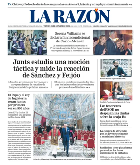 Cover of La Razon (Levante)