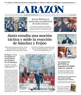 Cover of La Razon (Madrid)