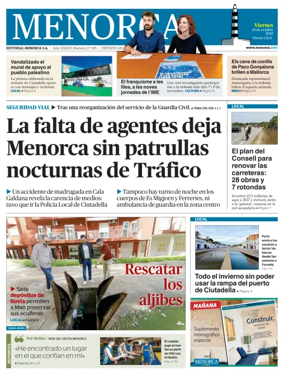 Cover of Menorca Diario Insular