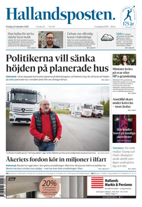Cover of Hallandsposten