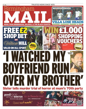 Cover of Birmingham Mail