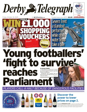 Cover of Derby Telegraph