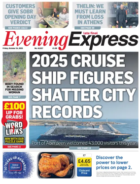 Cover of Evening Express (Extra Edition)