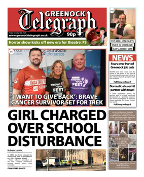 Cover of Greenock Telegraph