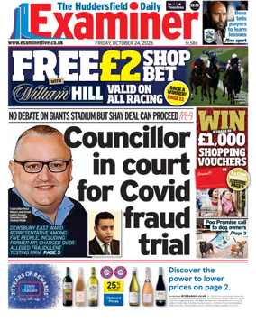 Cover of Huddersfield Daily Examiner