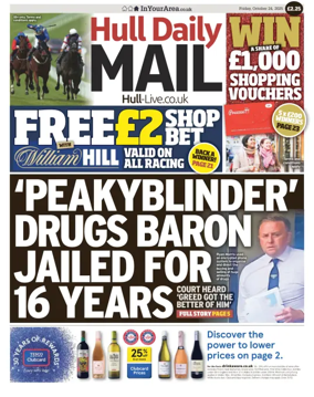 Cover of Hull Daily Mail