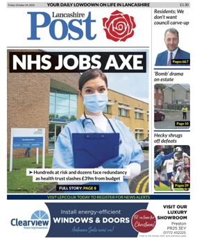Cover of Lancashire Evening Post