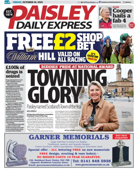 Cover of Paisley Daily Express