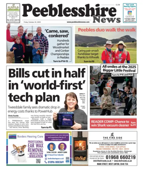 Cover of Peebleshire News