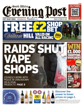 Cover of South Wales Evening Post