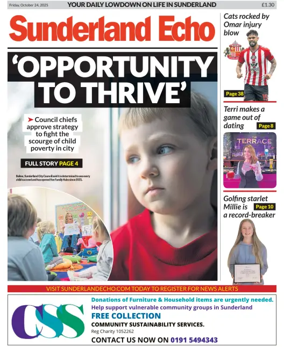 Cover of Sunderland Echo