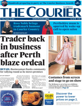 Cover of The Courier & Advertiser (Perth and Perthshire Edition)