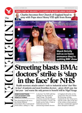 Cover of The Independent