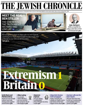 Cover of The Jewish Chronicle