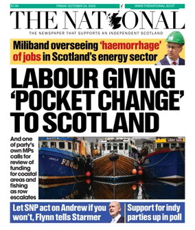 Cover of The National (Scotland)