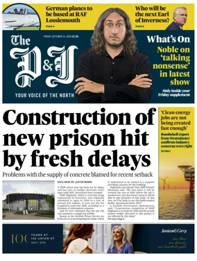 Cover of The Press and Journal (Highlands & Islands)