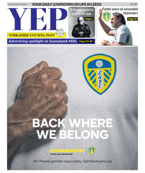 Cover of Yorkshire Evening Post