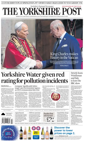 Cover of Yorkshire Post