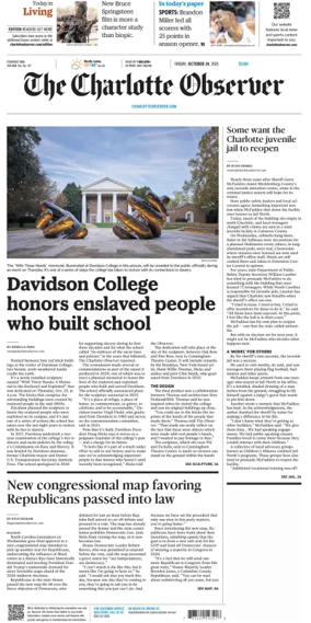 Cover of The Charlotte Observer