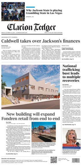 Cover of Clarion Ledger