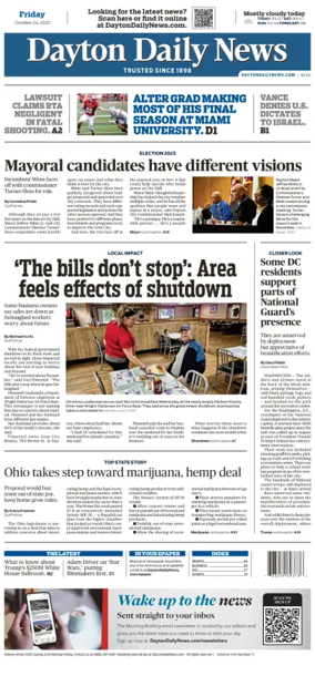 Cover of Dayton Daily News