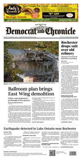 Cover of Democrat and Chronicle