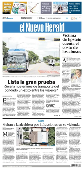 Cover of El Nuevo Herald