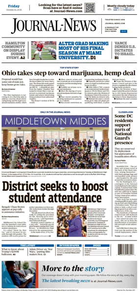 Cover of Hamilton Journal News