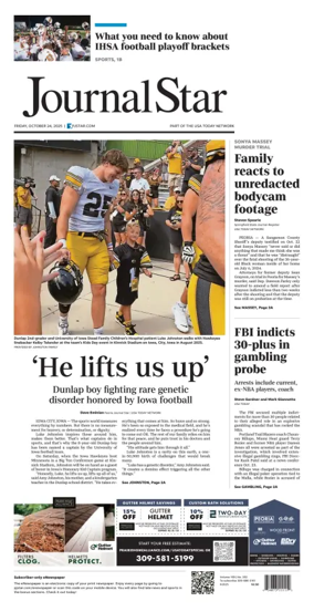 Cover of Journal Star (Peoria)