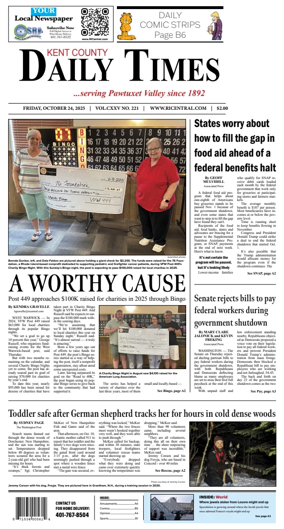 Cover of Kent County Daily Times