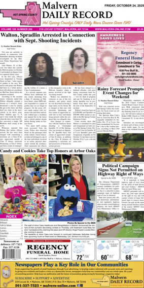 Cover of Malvern Daily Record