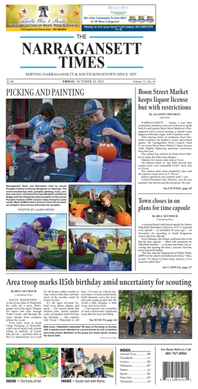 Cover of Narragansett Times