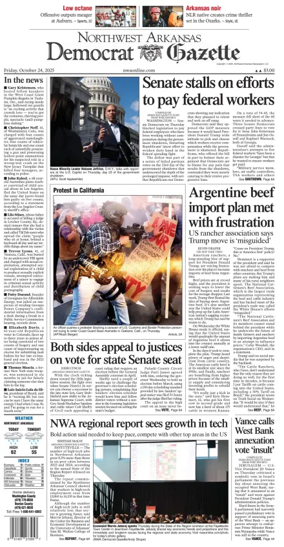 Cover of Northwest Arkansas Democrat-Gazette