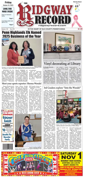 Cover of Ridgway Record