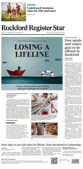 Cover of Rockford Register Star