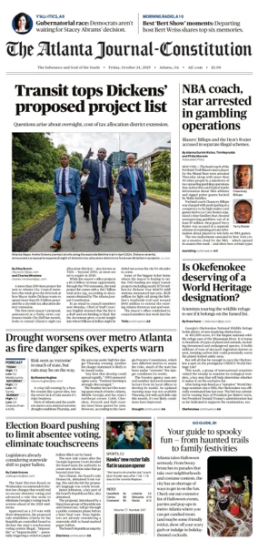 Cover of The Atlanta Journal-Constitution