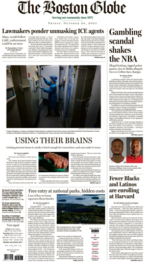 Cover of The Boston Globe