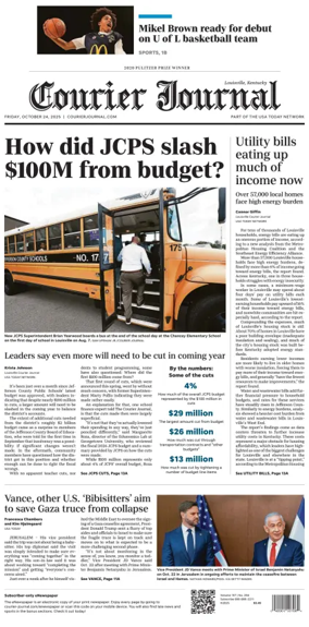 Cover of The Courier-Journal (Louisville)